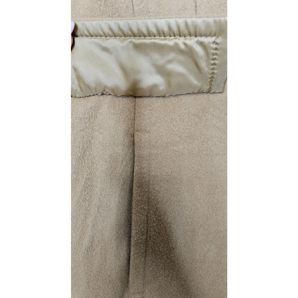 Nine West Camel Brown Wool Blend Pea Coat - Picture 4 of 16